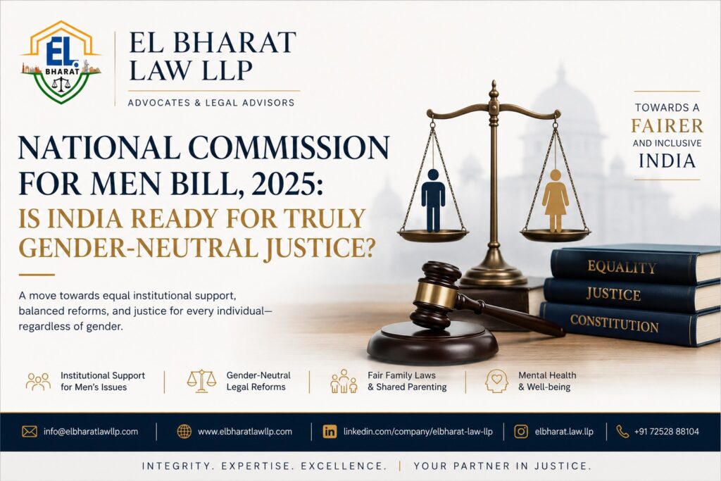 National Commission for Men Bill 2025 and gender-neutral justice debate in India