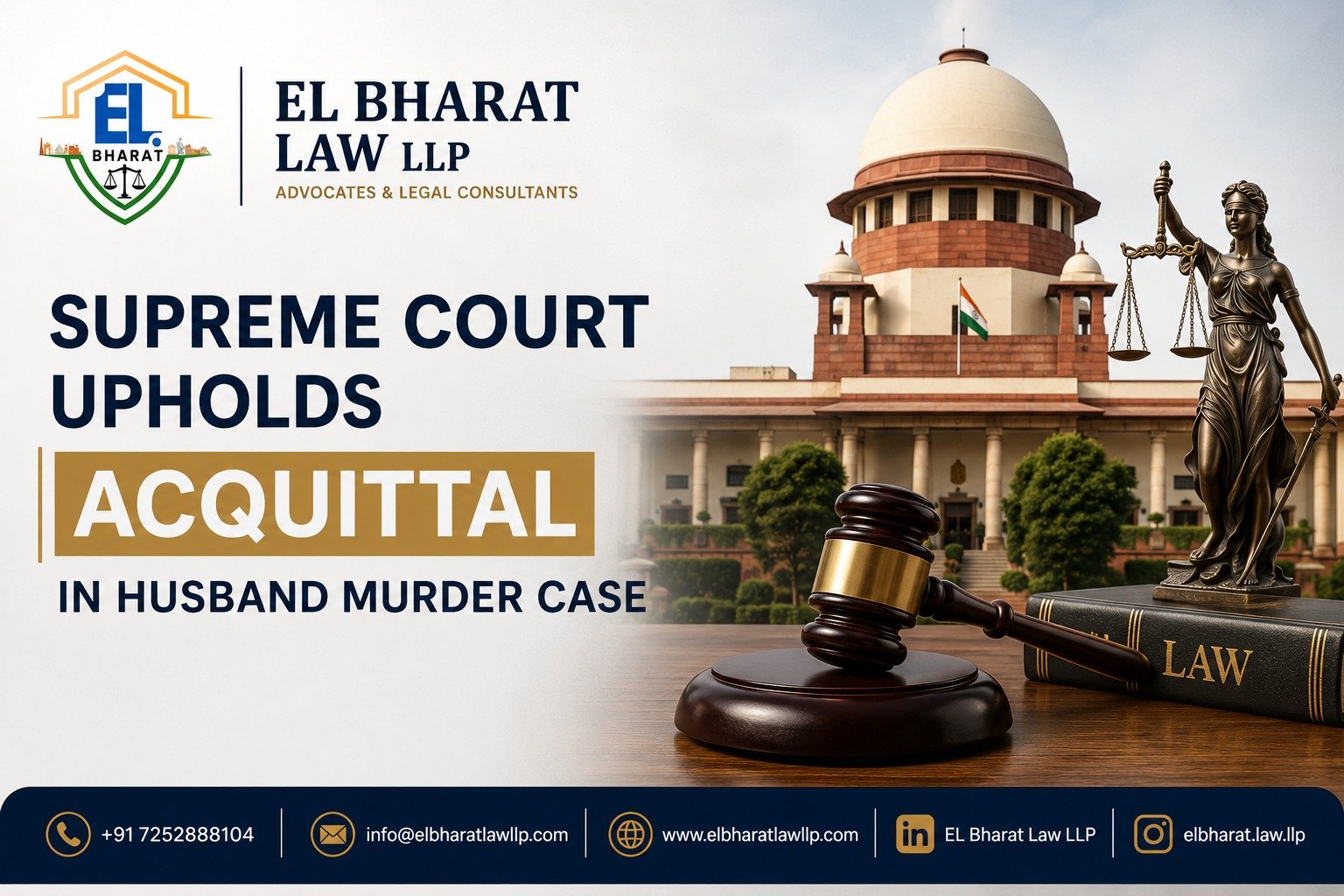 Supreme Court Upholds Acquittal in 2007 Husband Murder Case, Reaffirms Principles of Circumstantial Evidence
