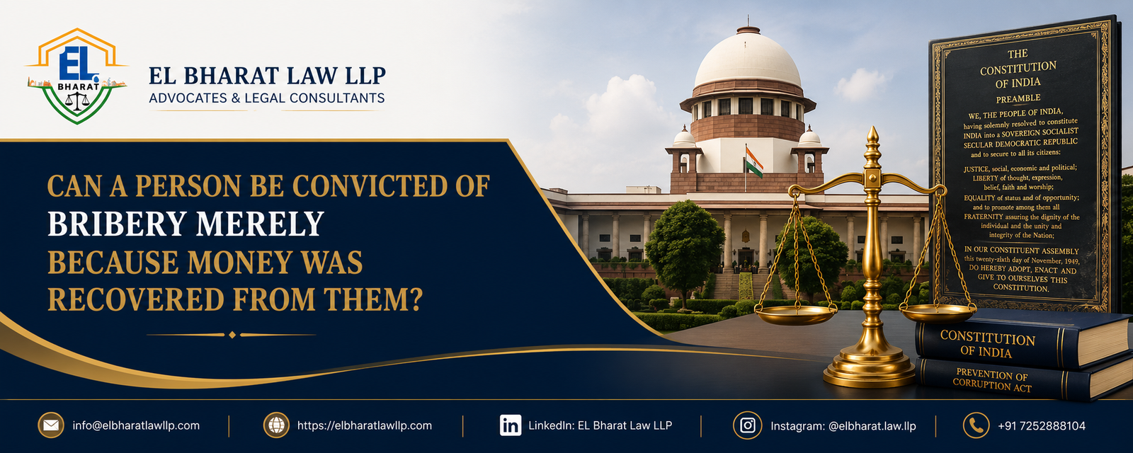 SUPREME COURT ACQUITS TWO GOVERNMENT EMPLOYEES IN NEARLY 30-YEAR-OLD ₹20 BRIBERY CASE