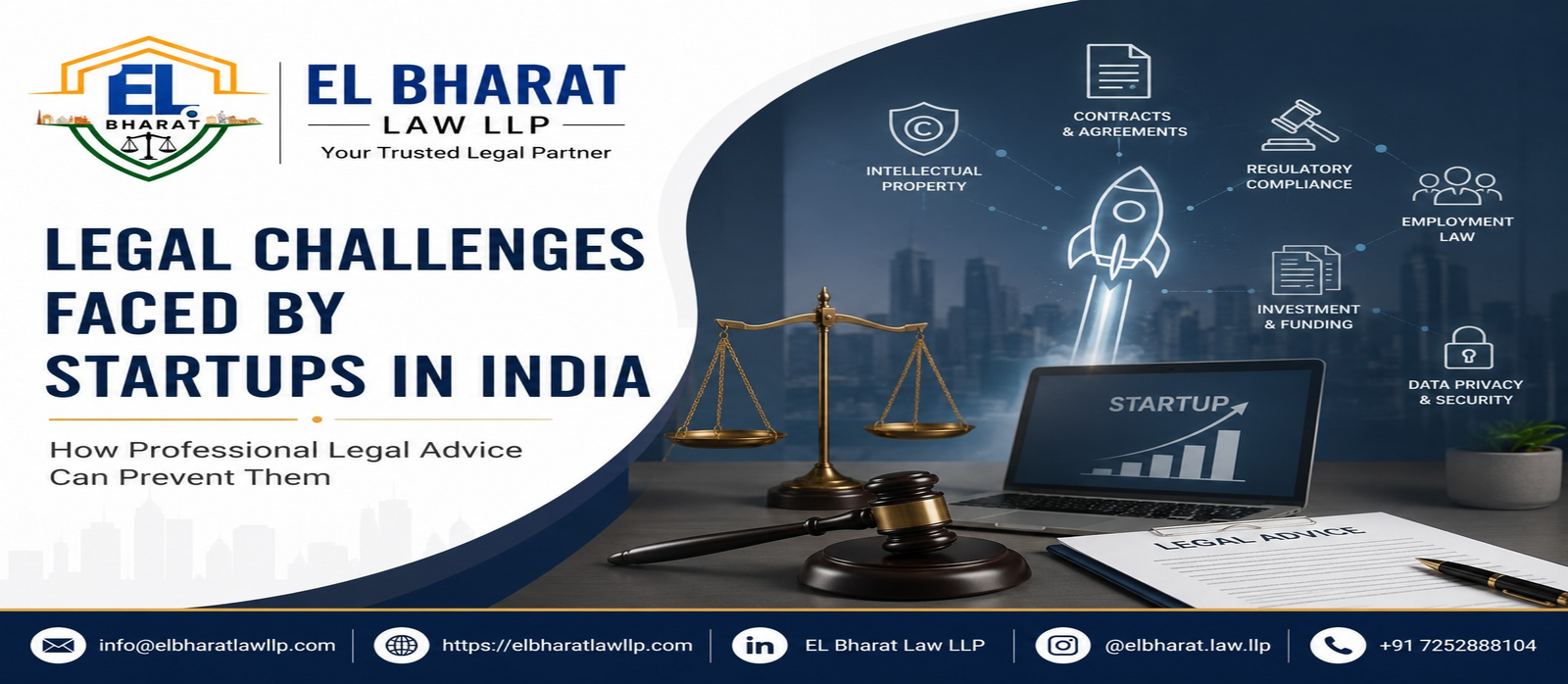 Legal Challenges Faced by Startups in India and How Professional Legal Advice Can Prevent Them