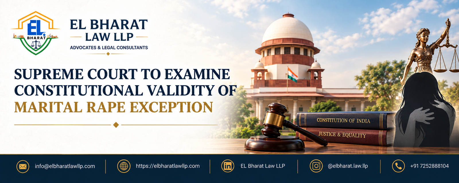 SUPREME COURT TO EXAMINE CONSTITUTIONAL VALIDITY OF MARITAL RAPE EXCEPTION