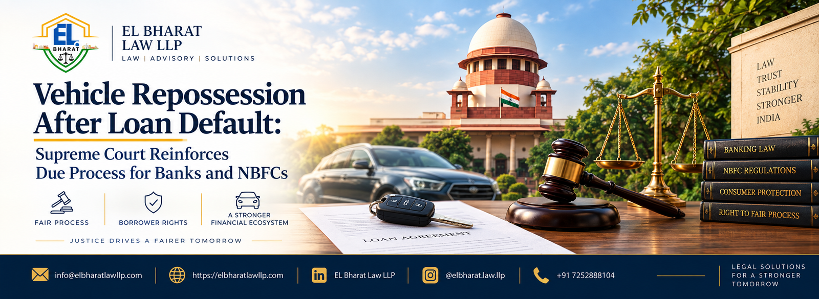 Vehicle Repossession After Loan Default: Supreme Court Reinforces Due Process for Banks and NBFCs
