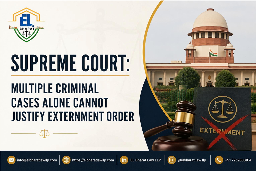 SUPREME COURT: MULTIPLE CRIMINAL CASES ALONE CANNOT JUSTIFY EXTERNMENT ORDER